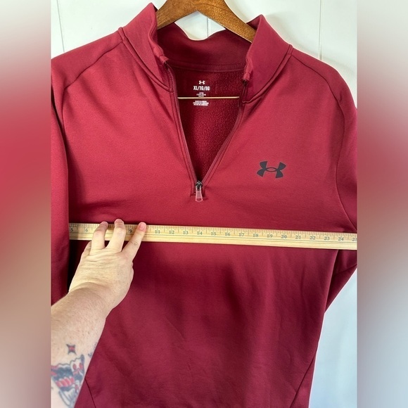 Under Armour Men’s Armourfleece Quarter Zip Pullover Size XL - Picture 5 of 10